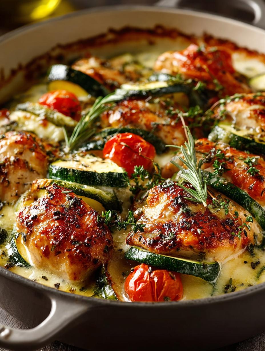 Chicken Zucchini Bake For a Healthy Family Dinner - Chicken Zucchini Bake For - main visual representation