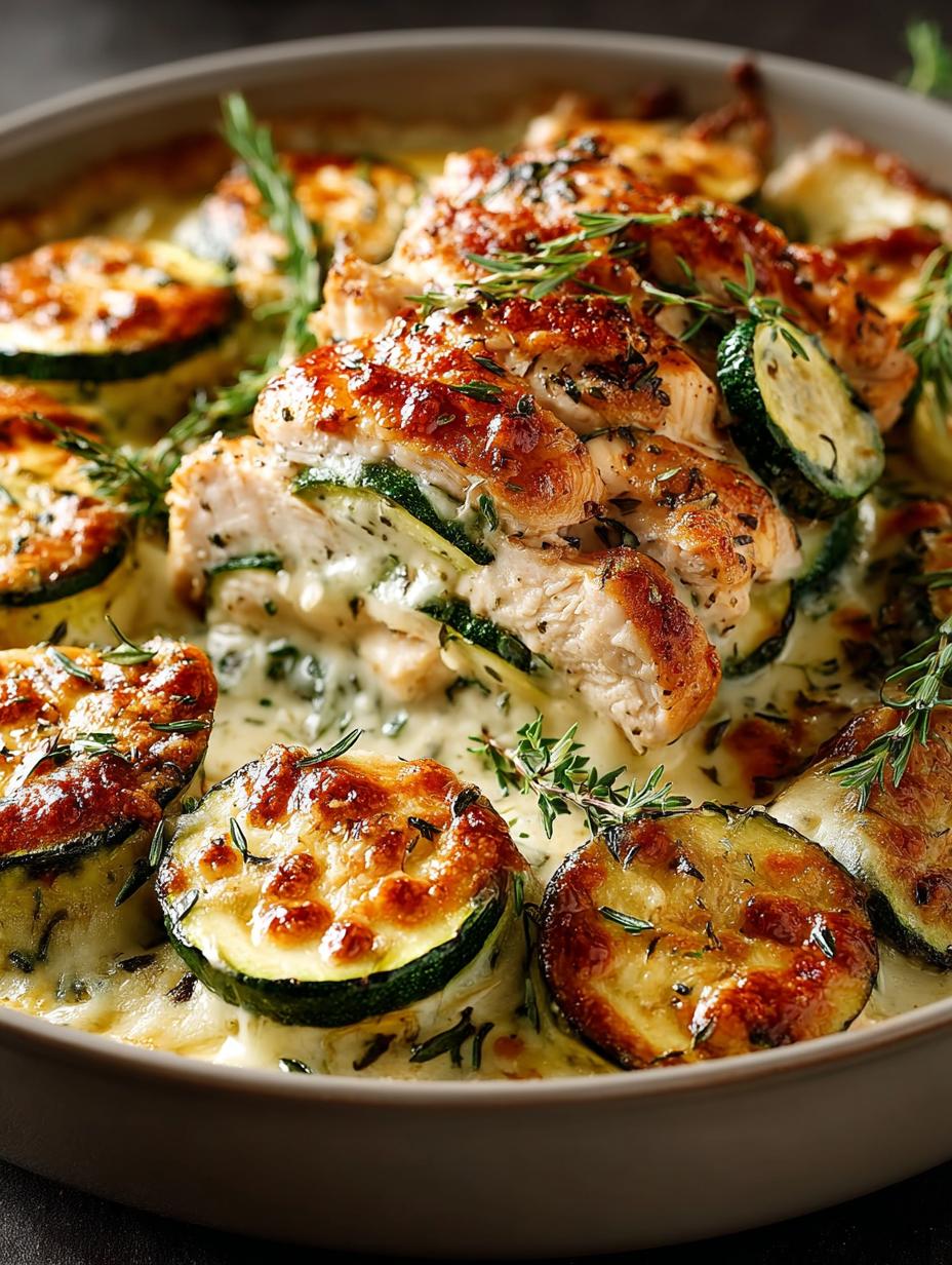Chicken Zucchini Bake For