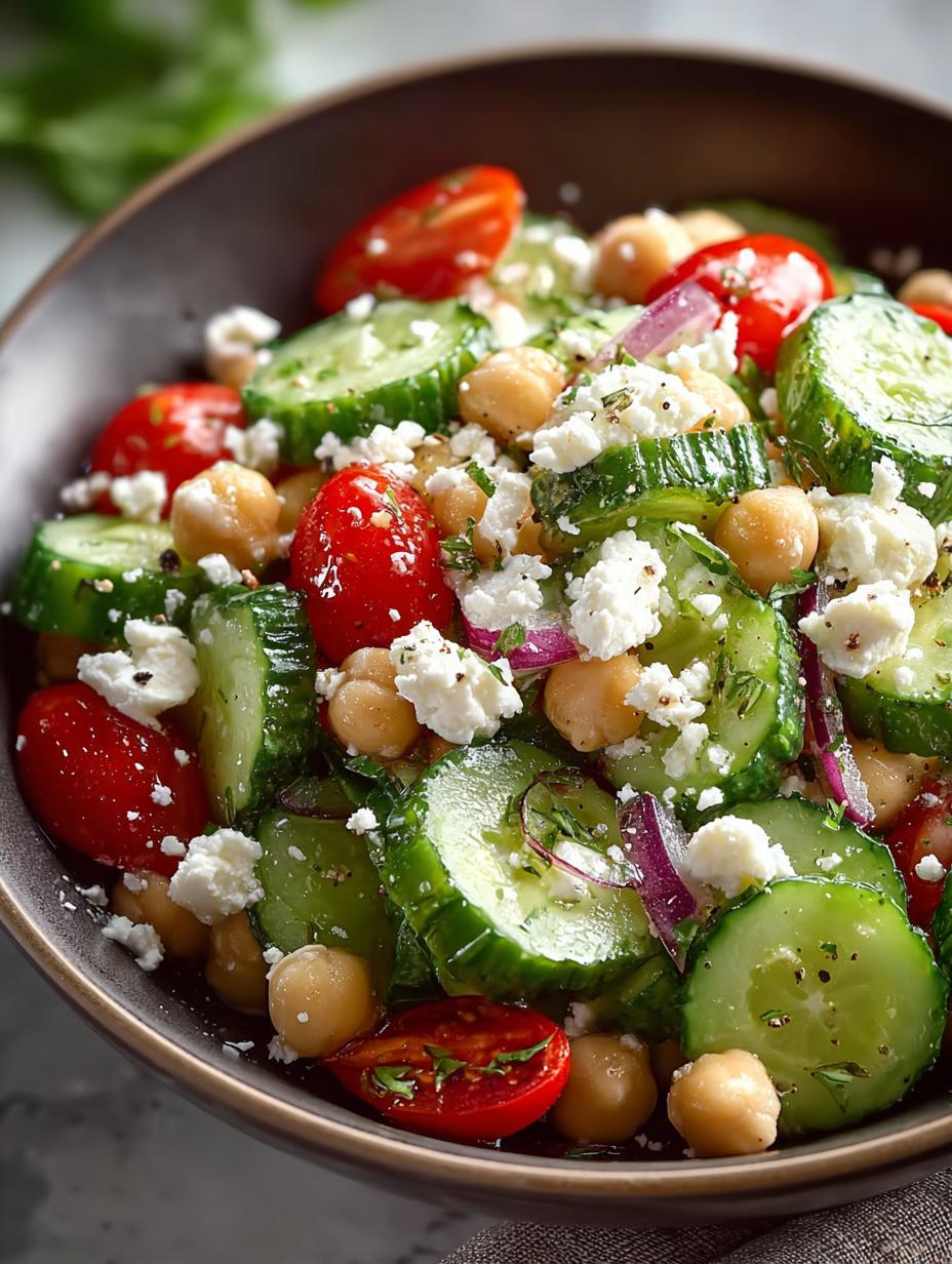 Chickpea Feta Cucumber Salad: 5 Reasons to Try It Today - Chickpea Feta Cucumber Salad - additional detail