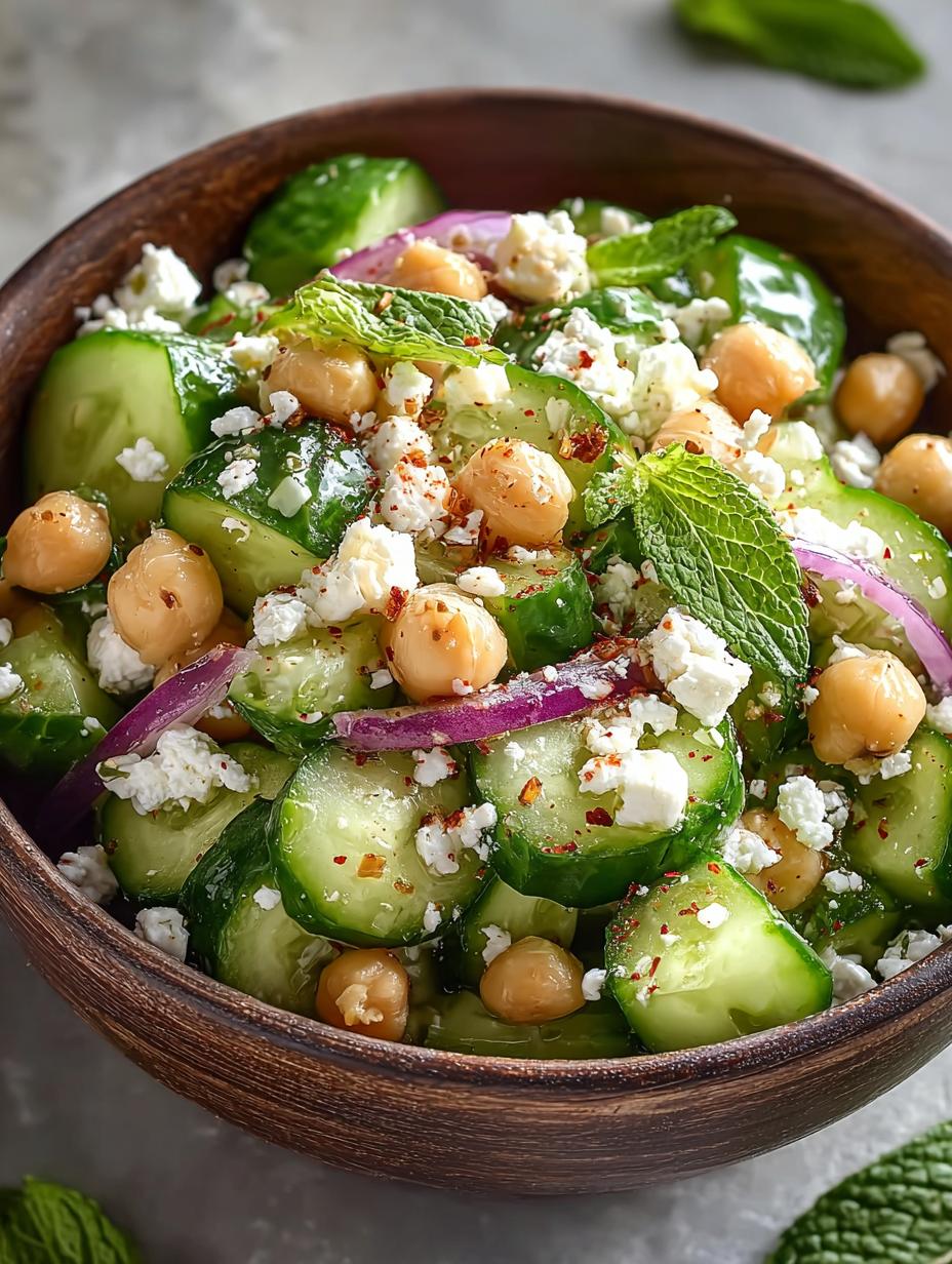 Chickpea Feta Cucumber Salad: 5 Reasons to Try It Today - Chickpea Feta Cucumber Salad - additional detail