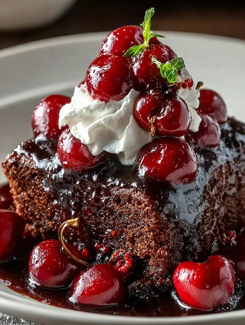 Chocolate Cherry Upside Down