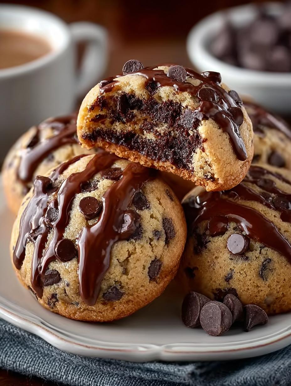 Chocolate Chip Cookie Dough Brownie Bombs: A Decadent Treat - Chocolate Chip Cookie Dough - main visual representation