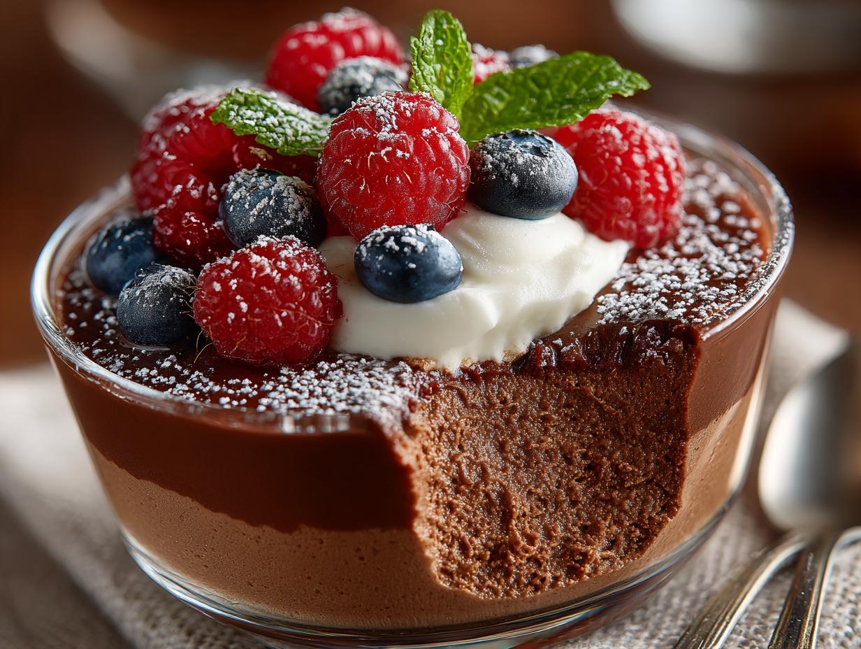 Chocolate Greek Yogurt Mousse