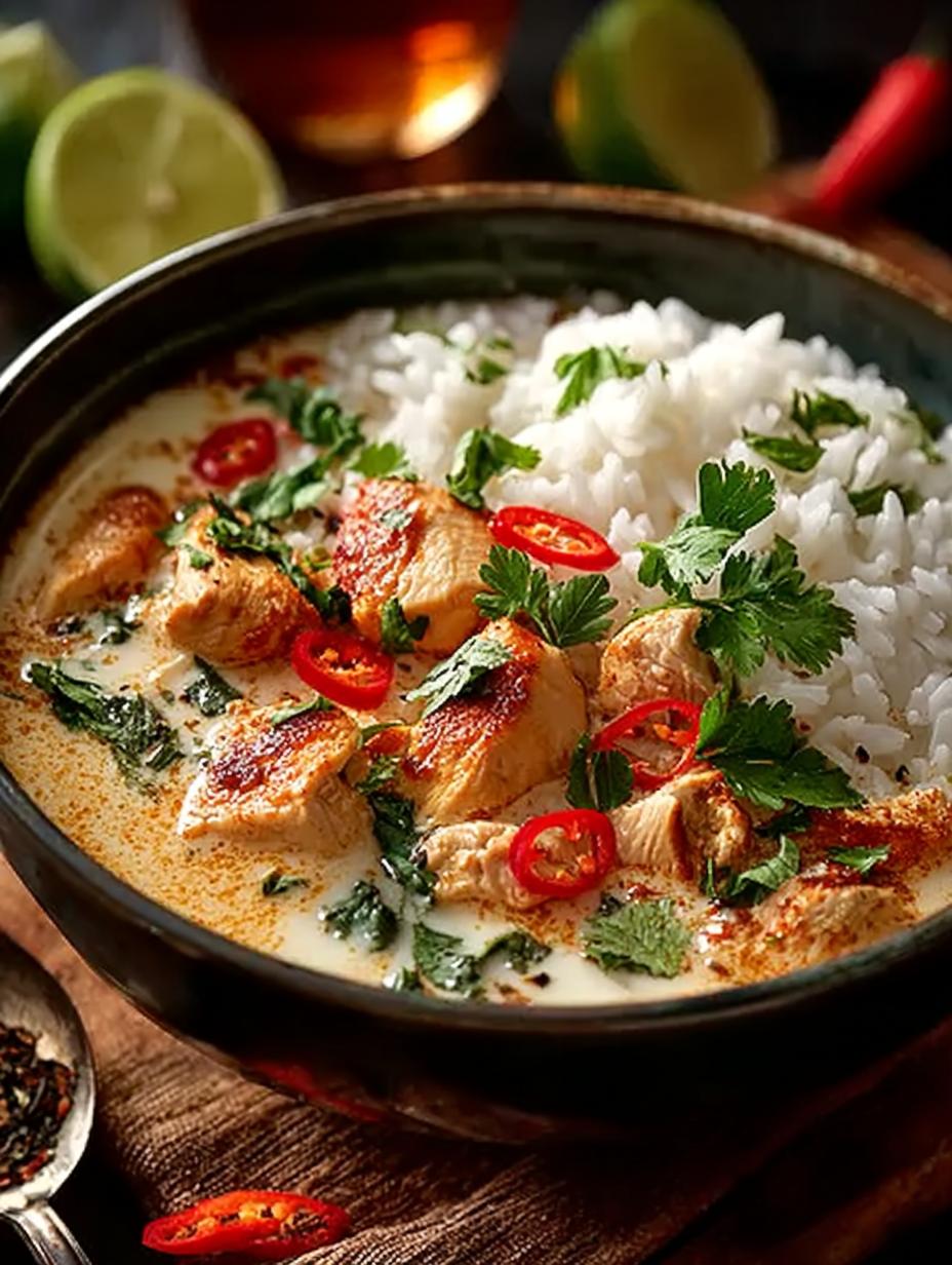 Coconut Chicken Brothy Rice: 5 Comforting Steps 4 Coconut Chicken Brothy Rice: 5 Comforting Steps - Coconut Chicken Brothy Rice - main visual representation