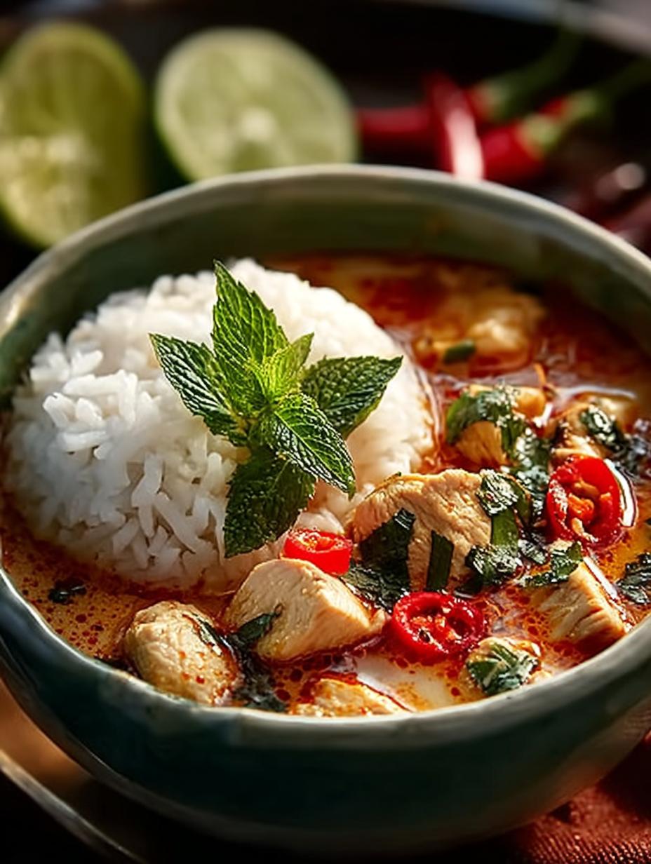 Coconut Chicken Brothy Rice