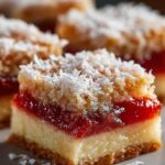 Coconut Jam Slice Your