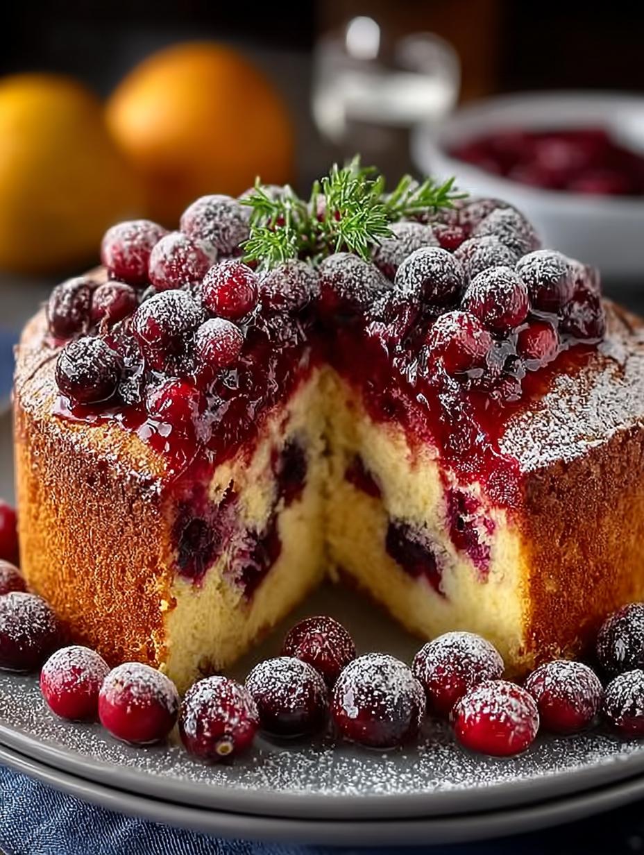 Delicious Cranberry Orange Breakfast Cake Recipe 4 Delicious Cranberry Orange Breakfast Cake Recipe - Cranberry Orange Breakfast Cake - main visual representation