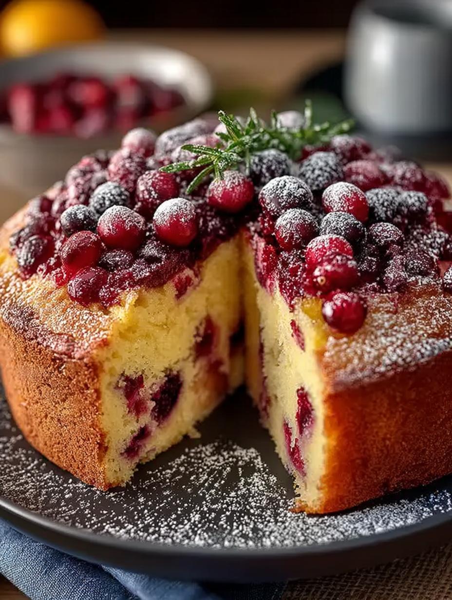Delicious Cranberry Orange Breakfast Cake Recipe - Cranberry Orange Breakfast Cake - additional detail