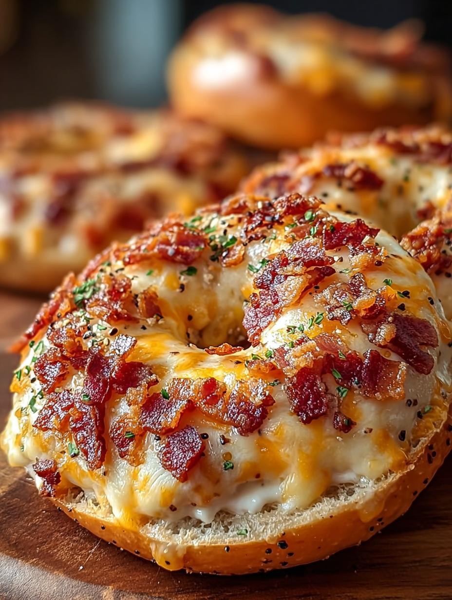 Creamy Bacon Cheddar Bagels: 8 Irresistible Steps to Indulge 4 Creamy Bacon Cheddar Bagels: 8 Irresistible Steps to Indulge - Creamy Bacon Cheddar Bagels - main visual representation
