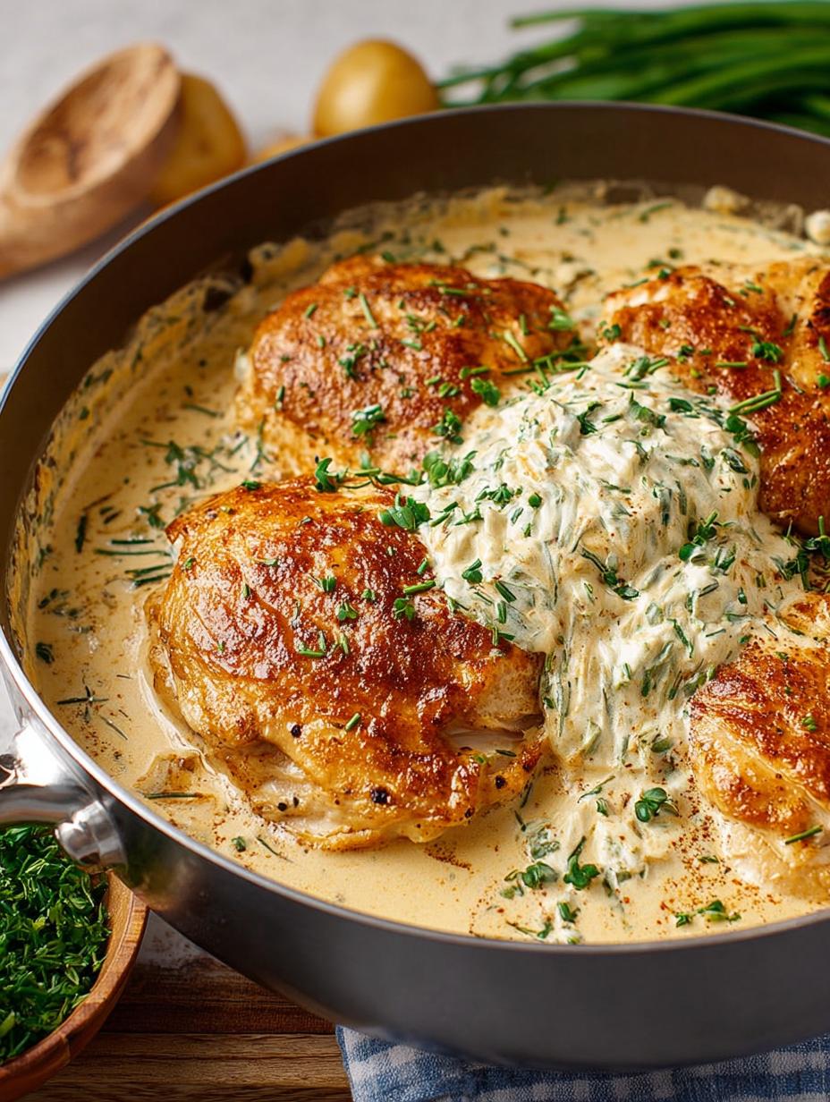 Creamy Boursin Chicken Skillet: A Perfect 30-Minute Meal - Creamy Boursin Chicken Skillet - additional detail