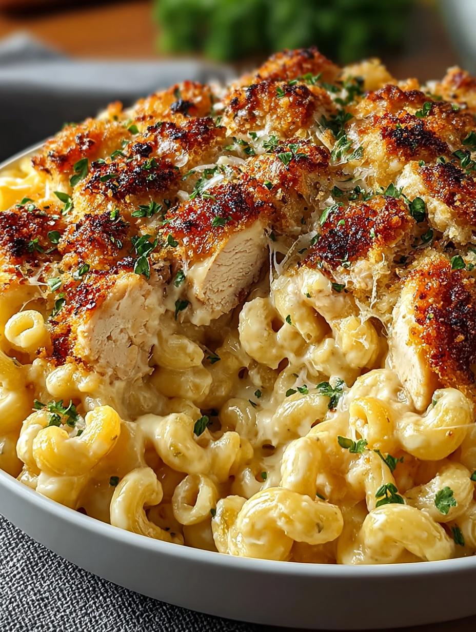Creamy Chicken Mac Cheese: 5 Star Comfort Food Dish - Creamy Chicken Mac Cheese - additional detail