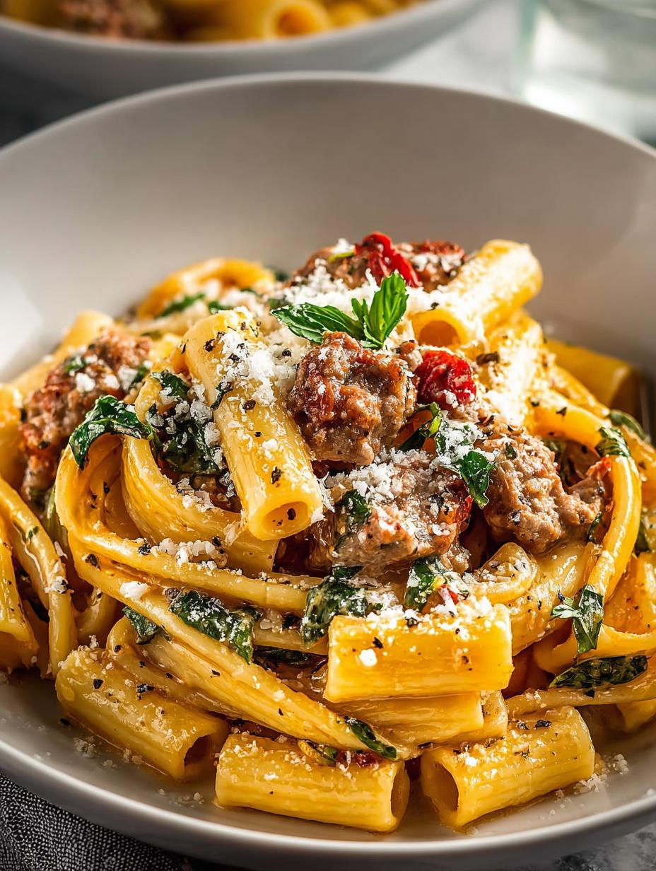 Creamy Italian Sausage Pasta