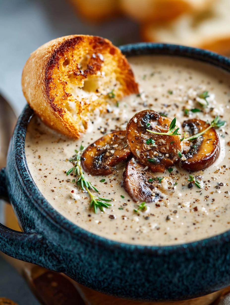 Delicious Creamy Mushroom Soup Recipe for Comforting Nights - Creamy Mushroom Soup - additional detail