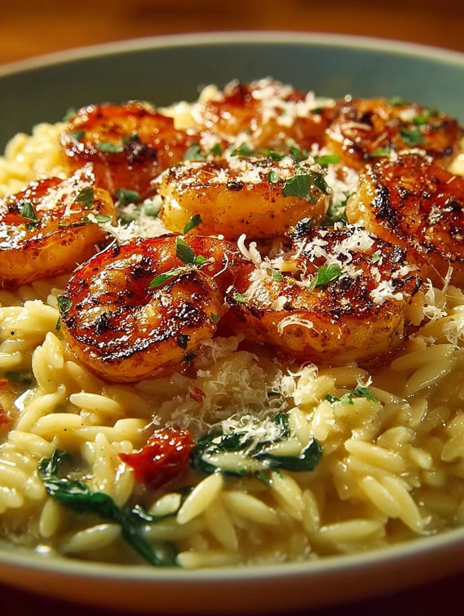 Creamy Parmesan Orzo with