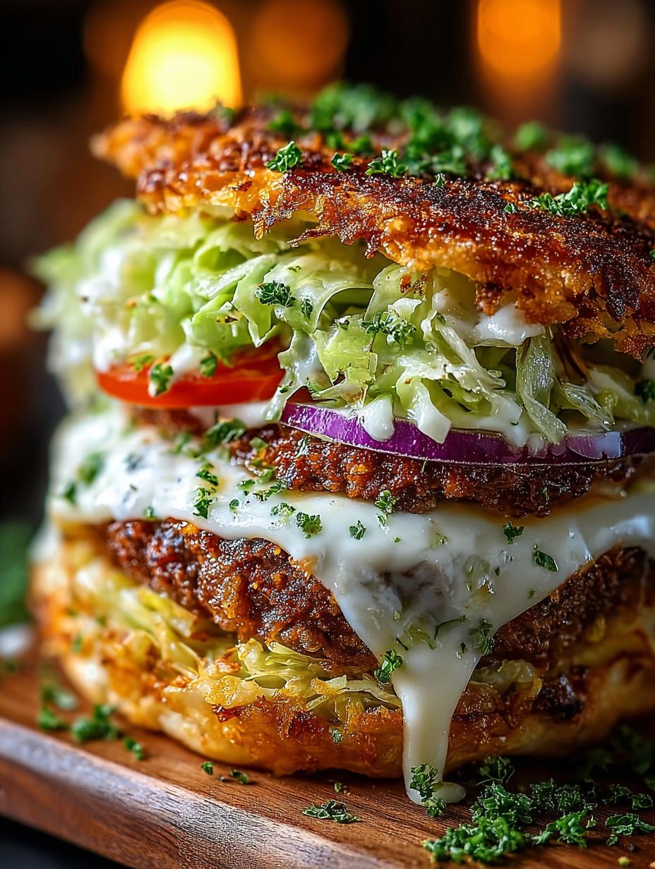 Crispy Cabbage Burger