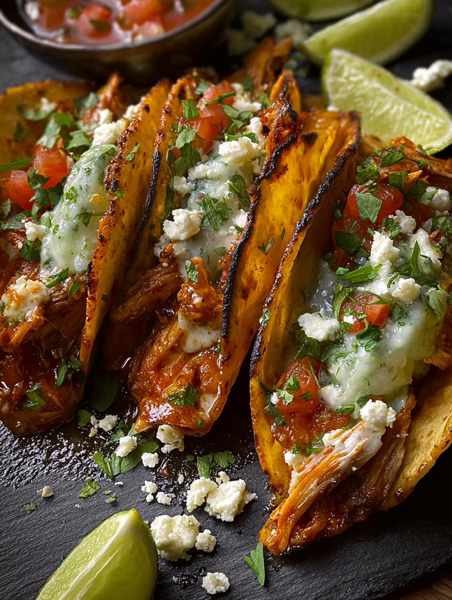 Crispy Chicken Carnitas Tacos