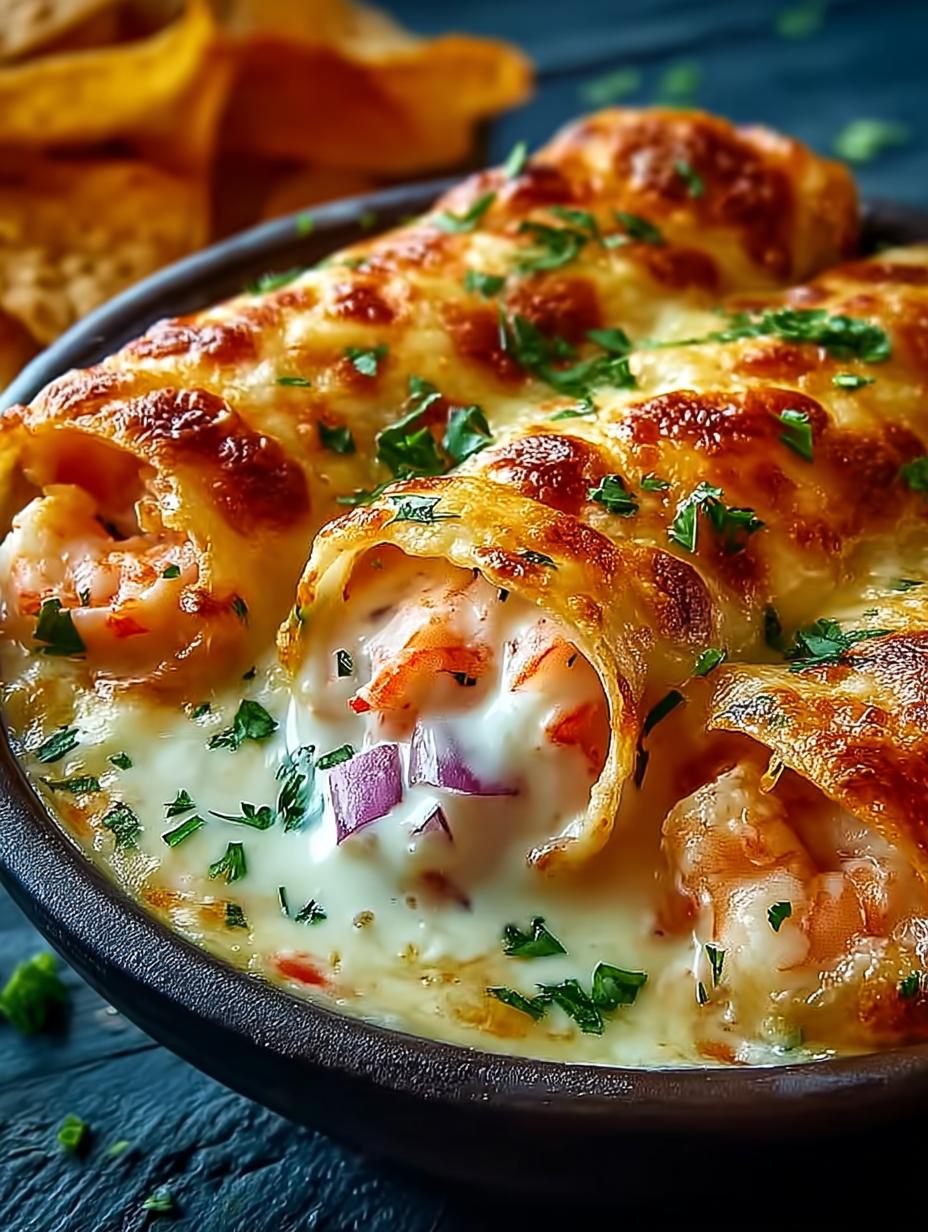 Crispy Crab Shrimp Queso