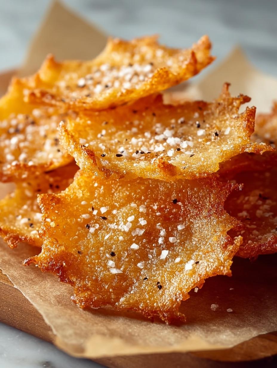 Crispy Parmesan Chips