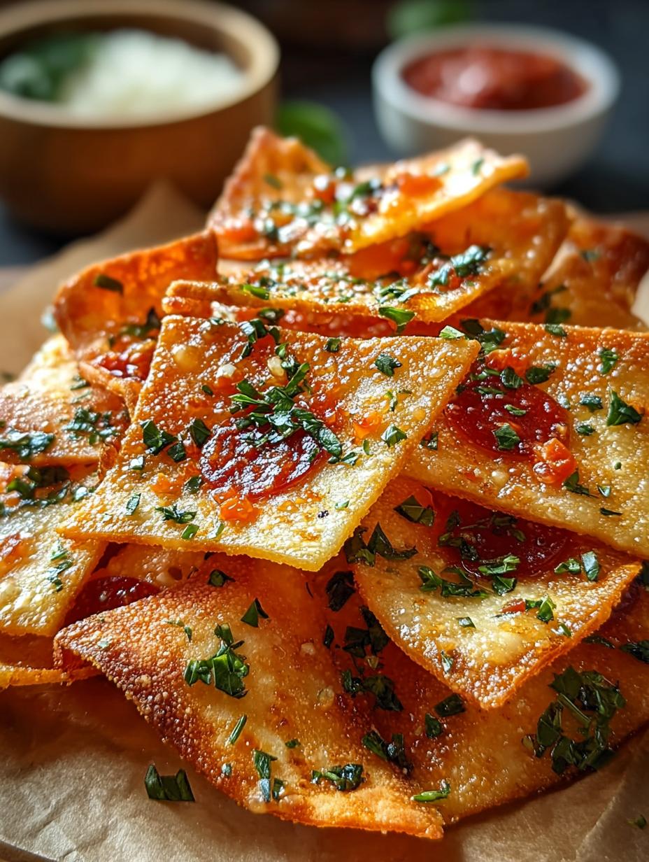 Crispy Pizza Chips