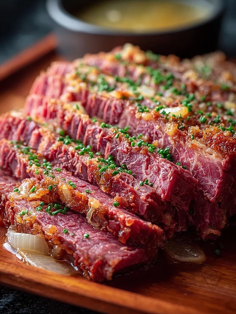 Crispy Slow Cooker Corned Beef: 9-Hour Tender Delight 4 Crispy Slow Cooker Corned Beef: 9-Hour Tender Delight - Crispy Slow Cooker Corned - main visual representation