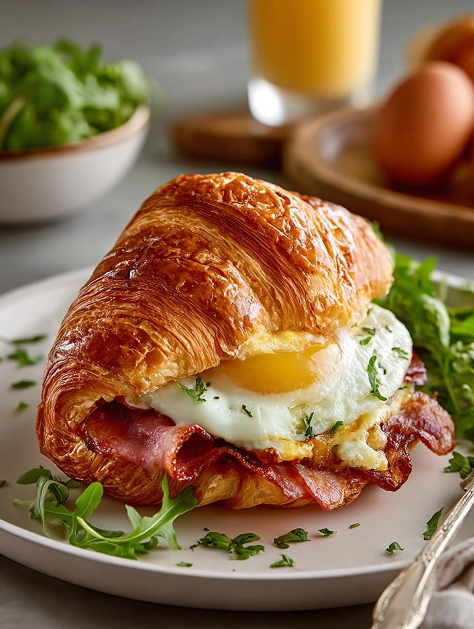 Croissant Breakfast Sandwiches
