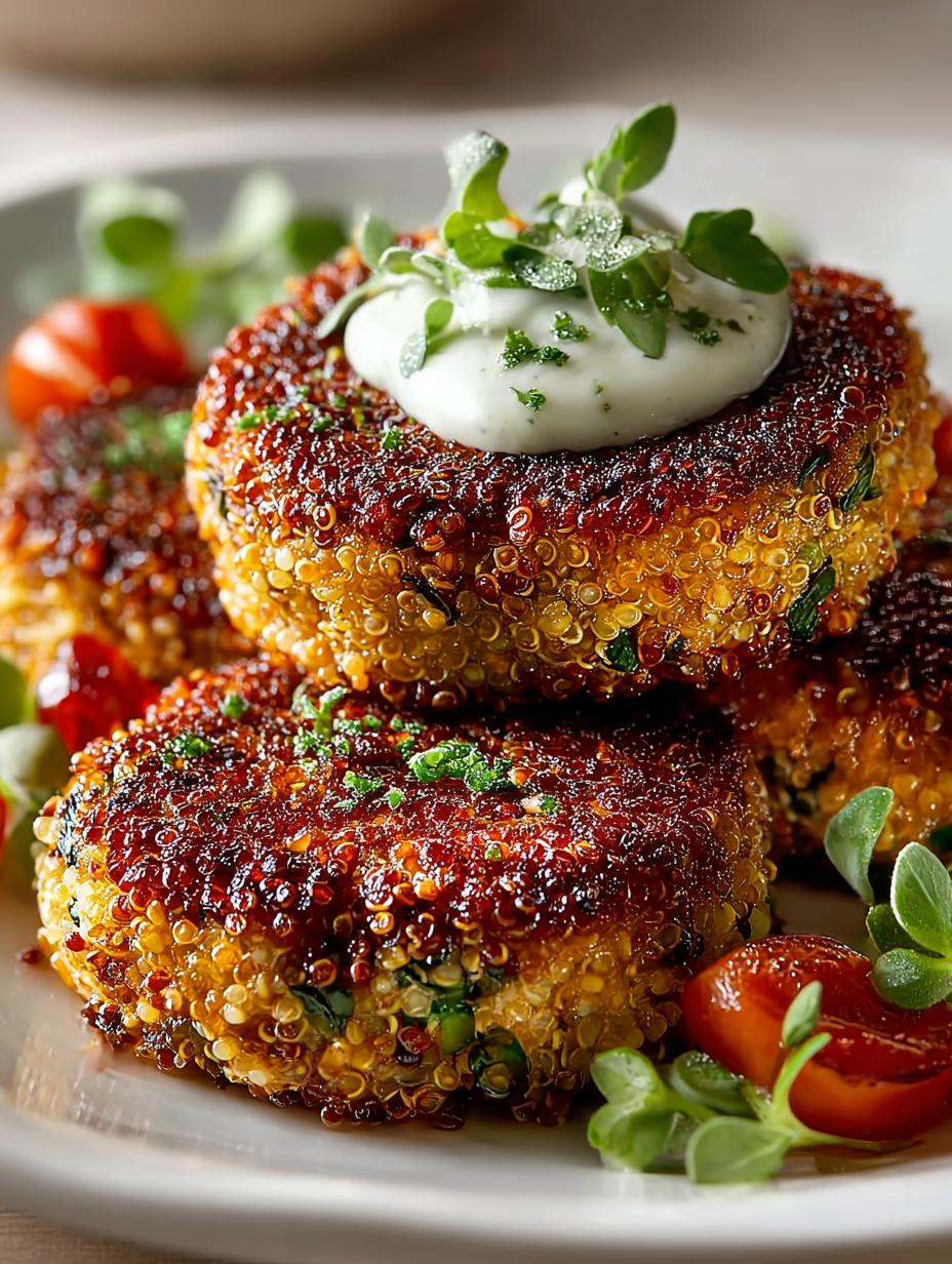 Crunchy Quinoa Veggie Patties