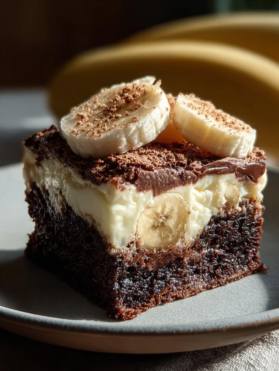 Decadent Banana Pudding Brownies: 5 Layers of Bliss - Decadent Banana Pudding Brownies - main visual representation