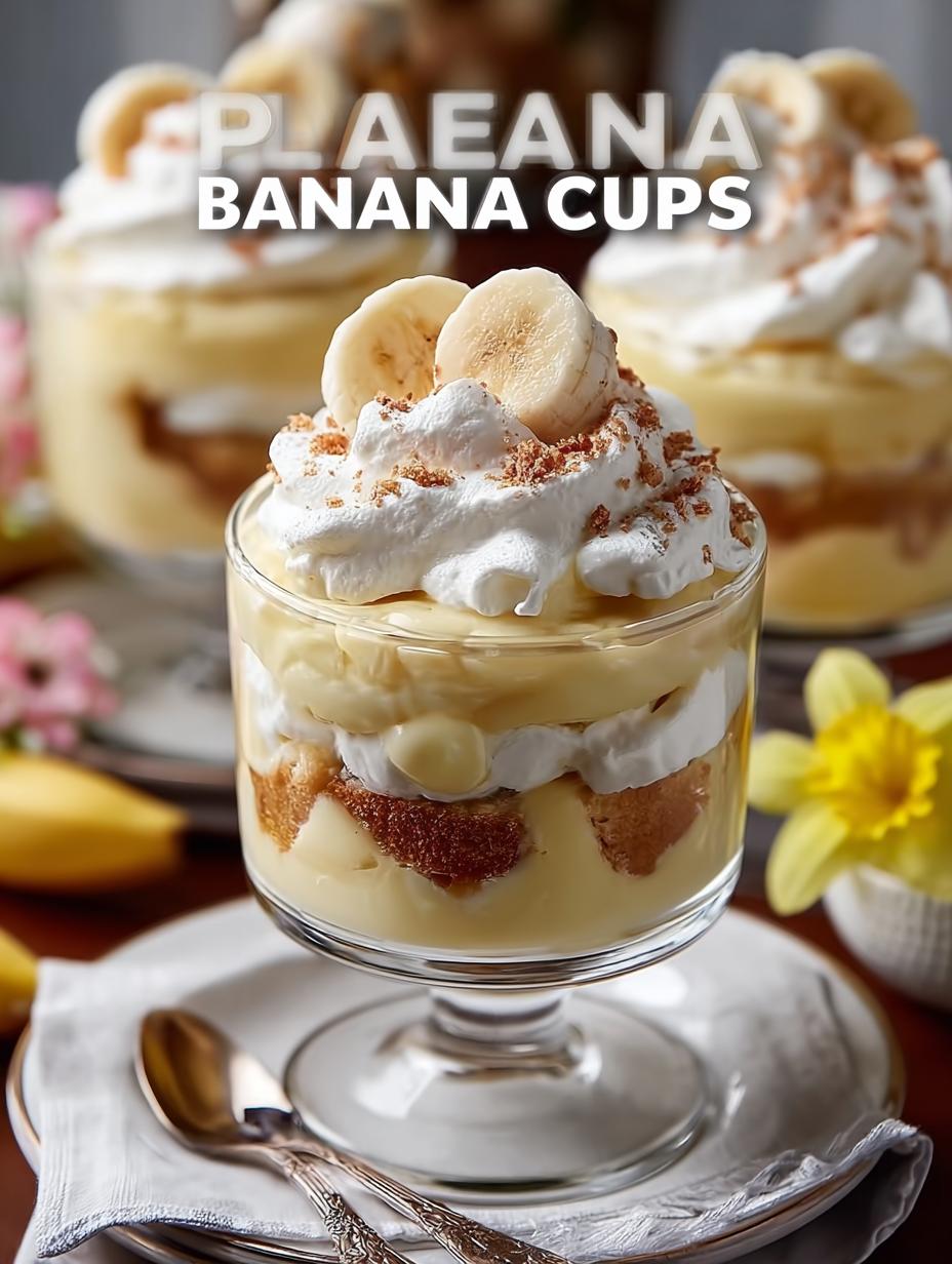 Easter Banana Pudding Cups: 5 Layers of Delightful Flavor 4 Easter Banana Pudding Cups: 5 Layers of Delightful Flavor - Easter Banana Pudding Cups - main visual representation