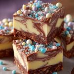 Easter Fudge Creamy Chocolate