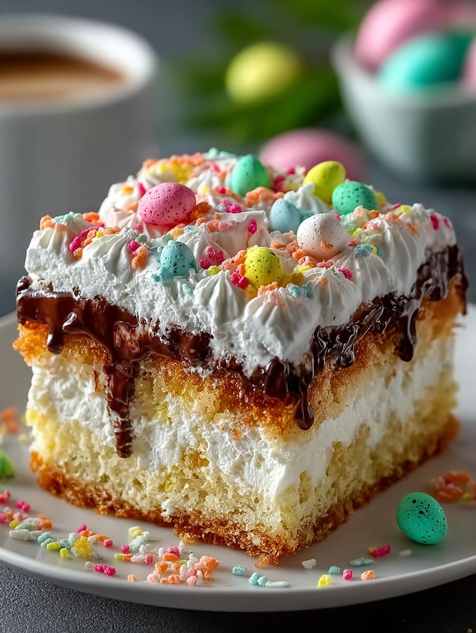 Easter Poke Cake
