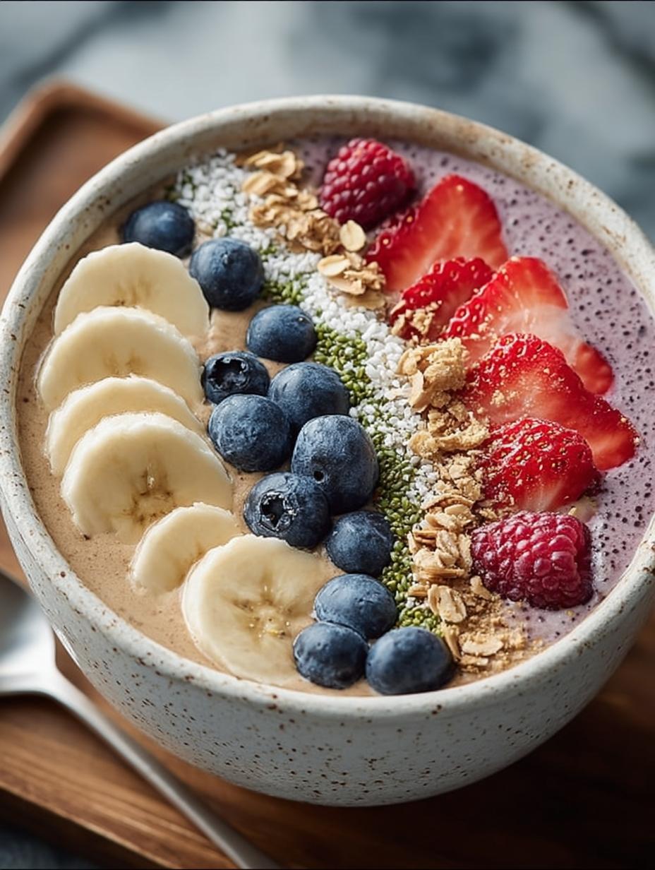 Energizing Breakfast Smoothie Bowl for a Fresh Morning Boost - Energizing Breakfast Smoothie Bowl - additional detail