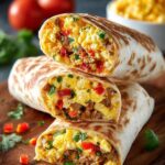 Freezer Breakfast Burritos For
