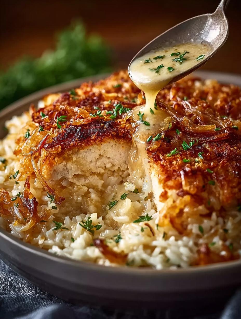 French Onion Chicken Rice