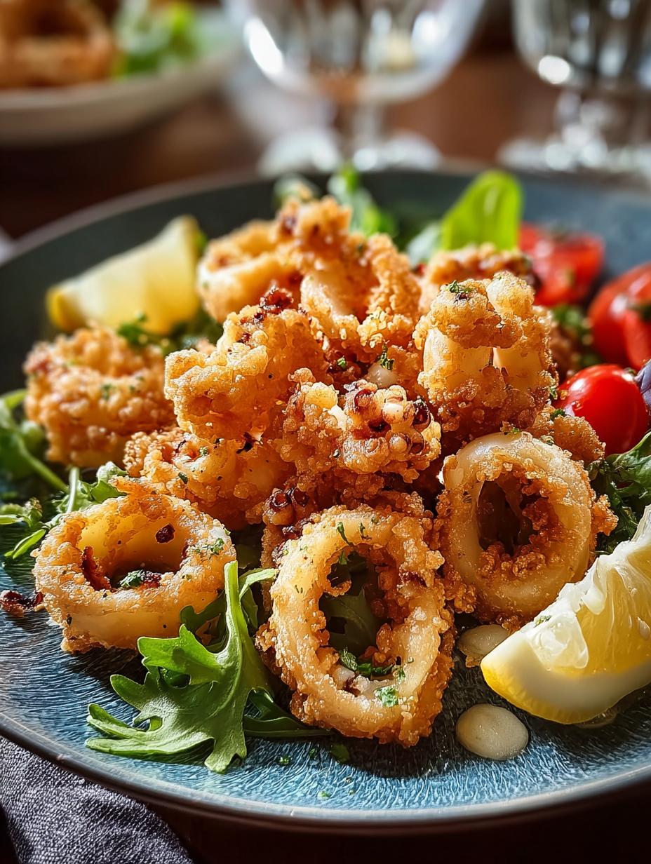 Fried Calamari: 7 Steps to Perfectly Crispy Bites 4 Fried Calamari: 7 Steps to Perfectly Crispy Bites - Fried Calamari - main visual representation