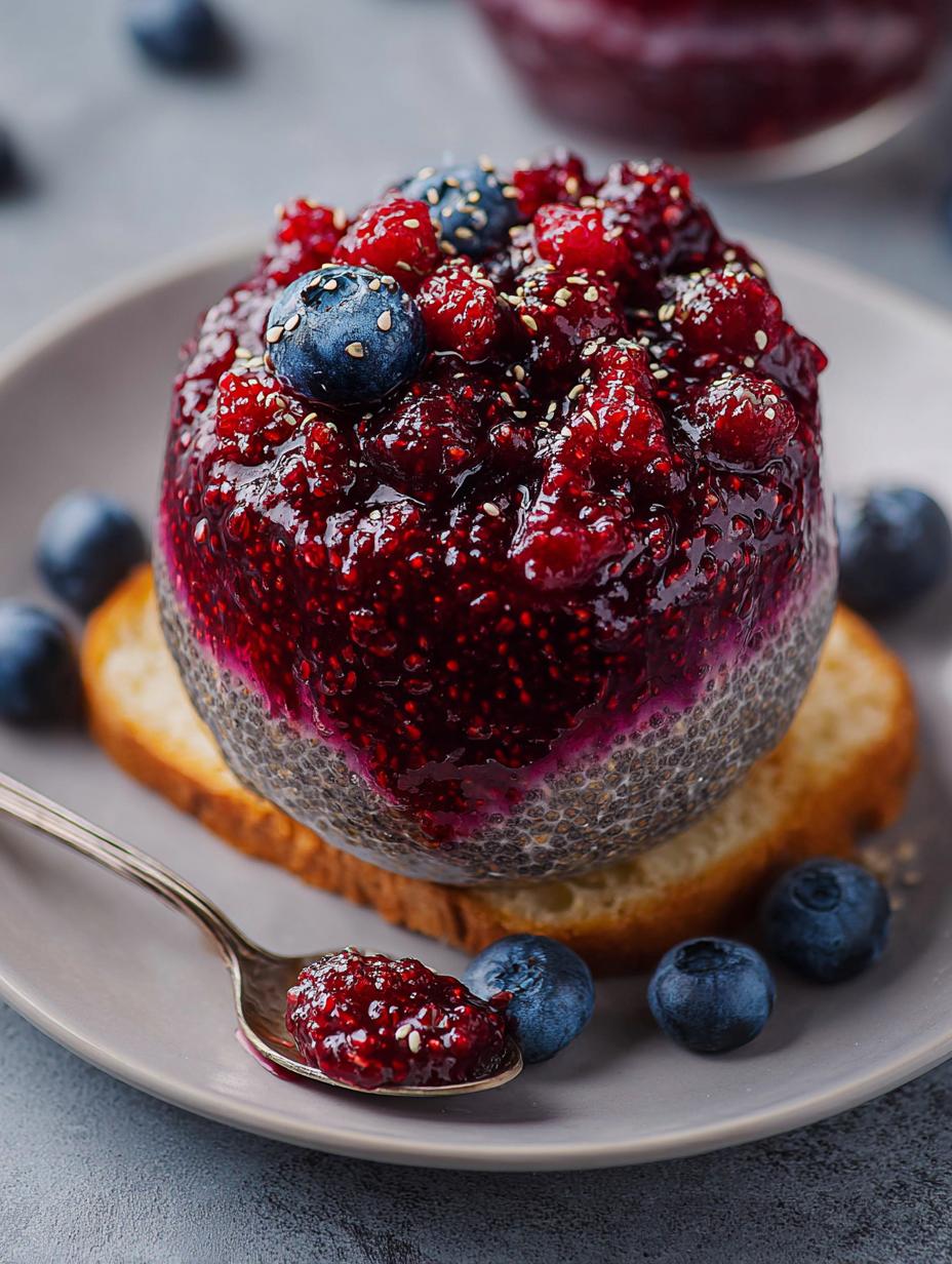 Frozen Berry Chia Jam: A Sweet, Healthy Delight - Frozen Berry Chia Jam - main visual representation