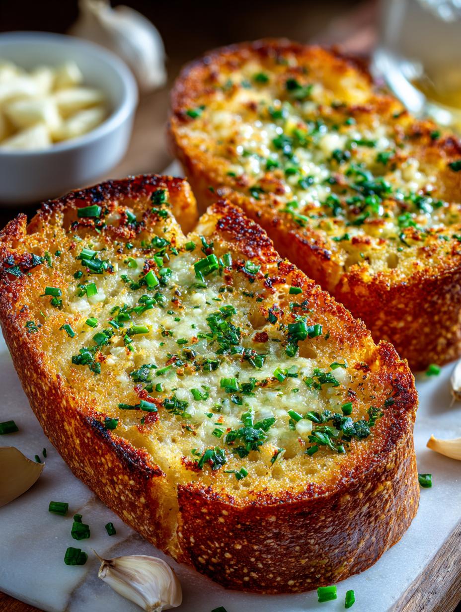 Garlic Bread Buttery Crispy