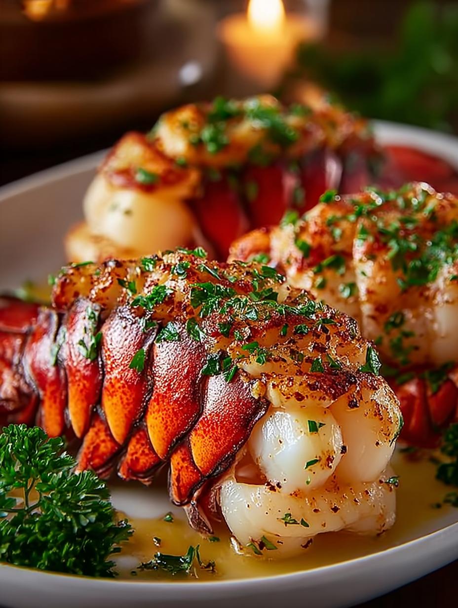 Garlic Lobster Tails