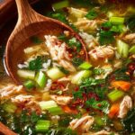 Ginger Chicken Rice Soup