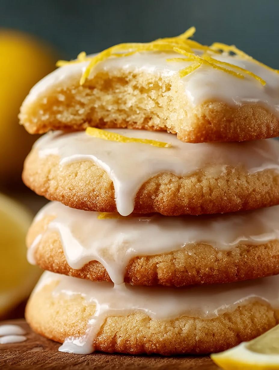Glazed Lemon Cookies