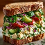 Green Goddess Salad Sandwich
