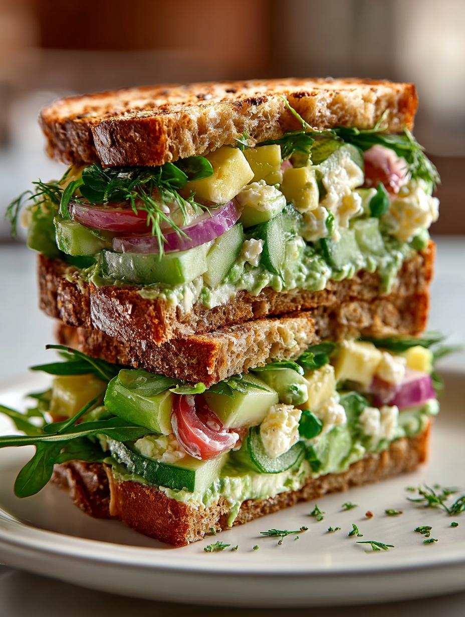 Green Goddess Salad Sandwich: 5 Healthy Variations - Green Goddess Salad Sandwich - additional detail