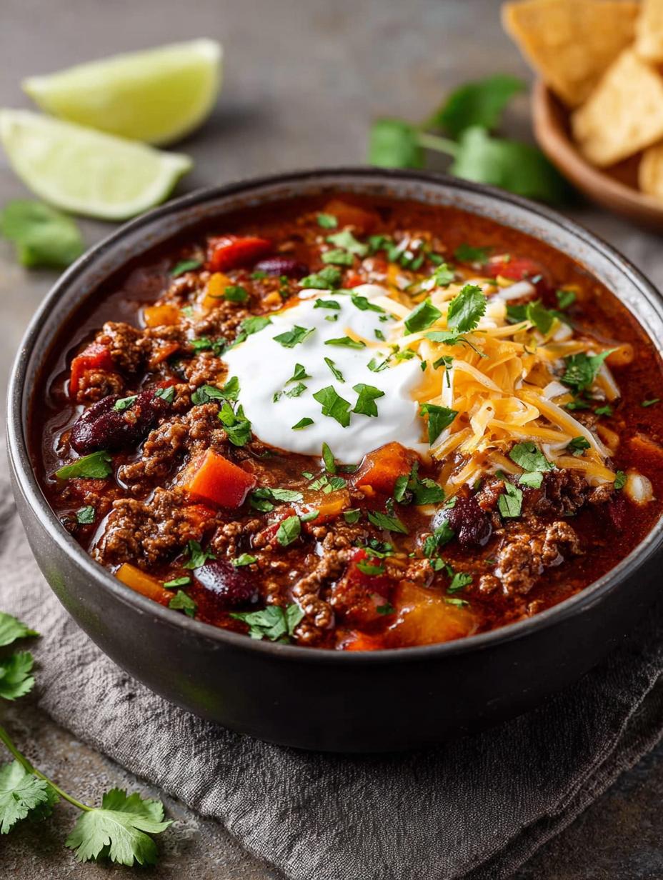 Ground Beef Chili: 5 Hearty Steps to Comfort 4 Ground Beef Chili: 5 Hearty Steps to Comfort - Ground Beef Chili - main visual representation