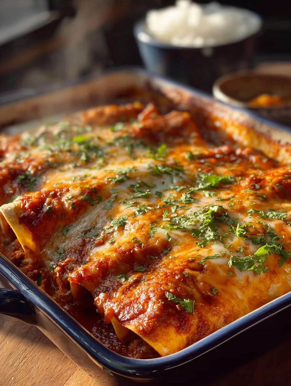Ground Beef Enchiladas: 5 Comforting Recipes to Savor 4 Ground Beef Enchiladas: 5 Comforting Recipes to Savor - Ground Beef Enchiladas - main visual representation