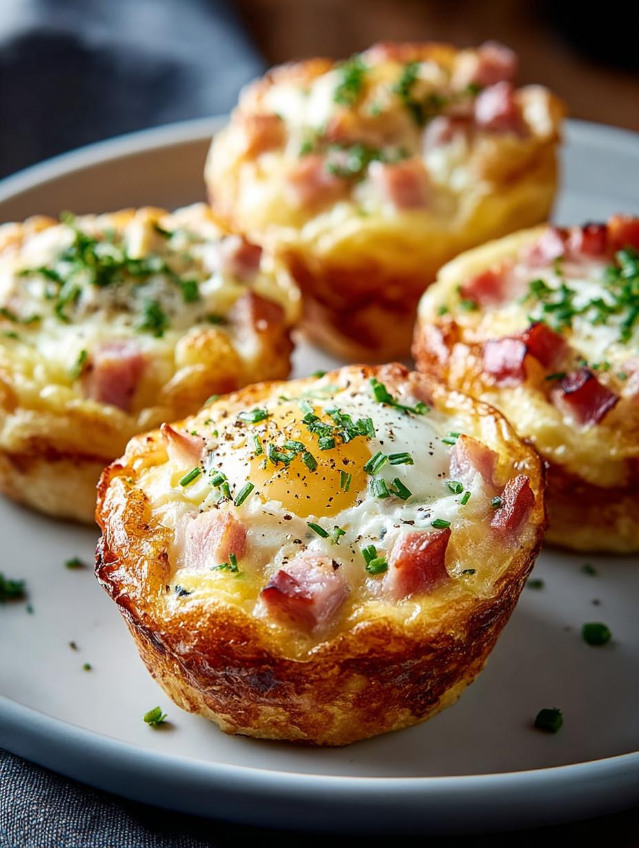Ham Cheese Egg Cups with colorful vegetables for a nutritious breakfast