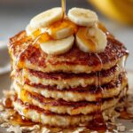 Healthy Banana Oatmeal Pancakes
