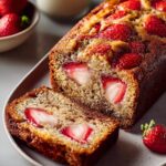 Healthy Banana Strawberry Bread