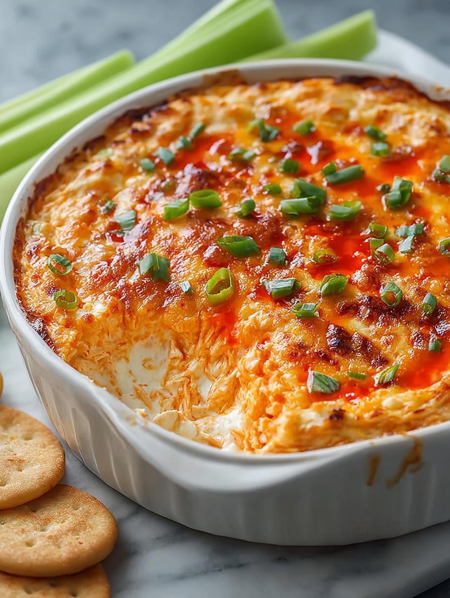Healthy Buffalo Chicken Dip