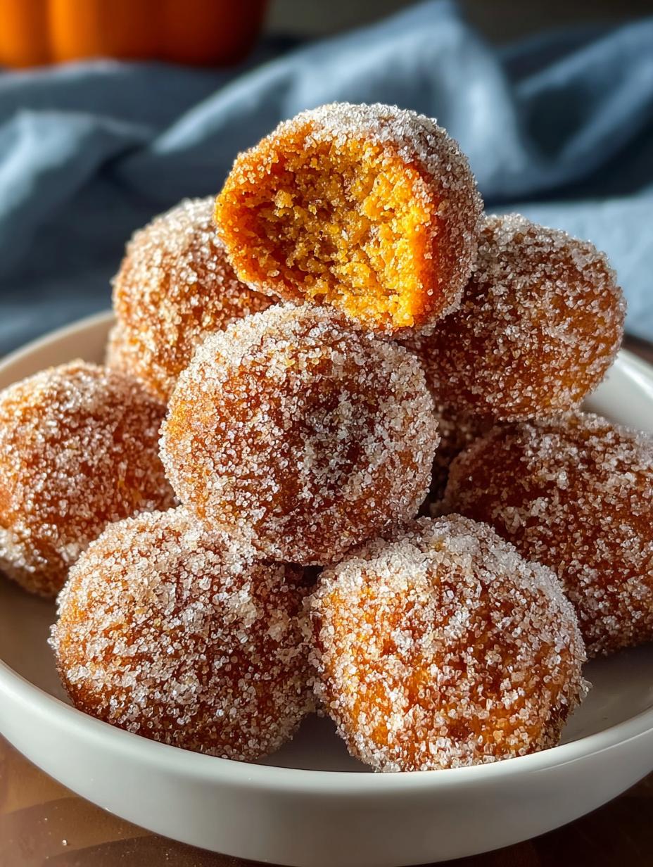 Healthy Pumpkin Donut Holes