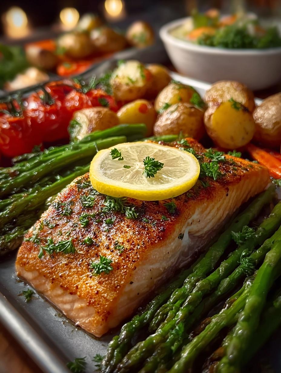 Healthy Sheet Pan Salmon: A Quick and Flavorful Delight - Healthy Sheet Pan Salmon - additional detail