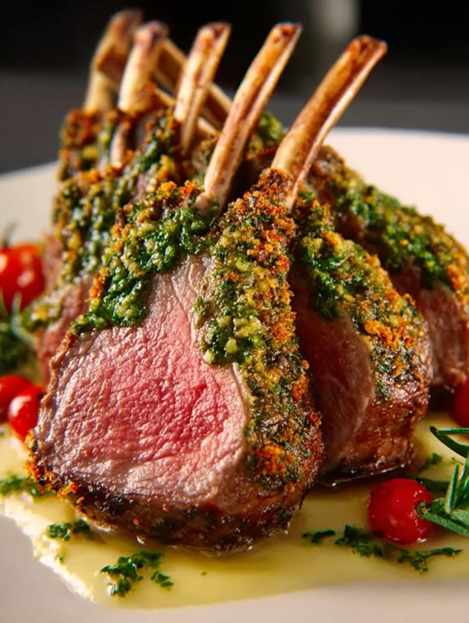 Herb Crusted Rack Lamb